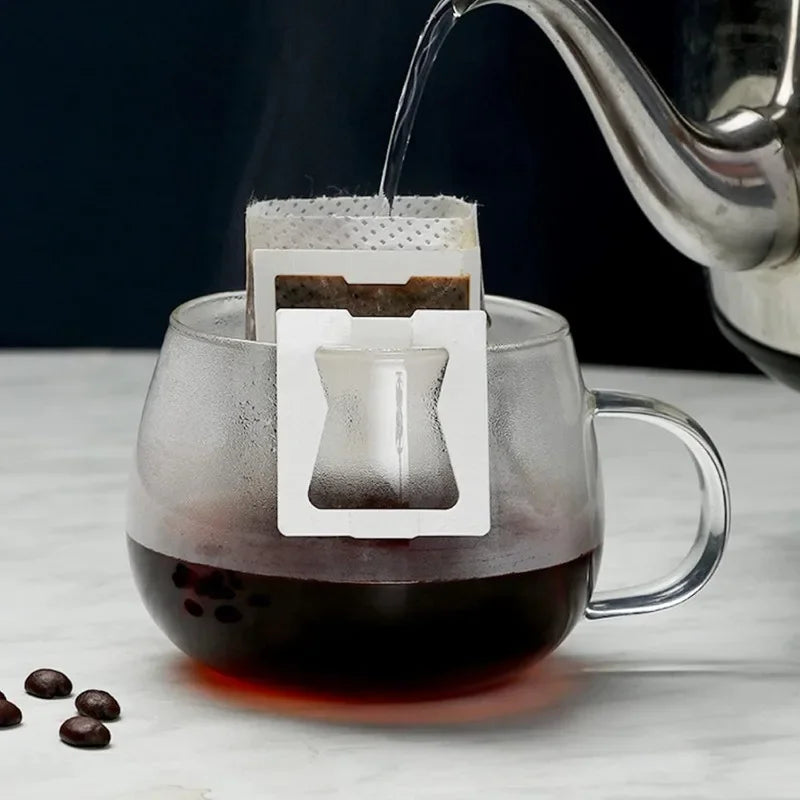 Coffee Filter Bags Disposable Drip Coffee Paper Pack Portable Hanging Ear Espresso Coffee Serve Making Tool Accessories
