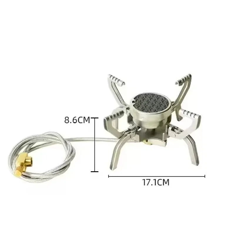 BUERK Outdoor Infrared burner Outdoor mini Stove Camping Cooking Ultralight Folding Mini Burner Camp Cooking Supplies